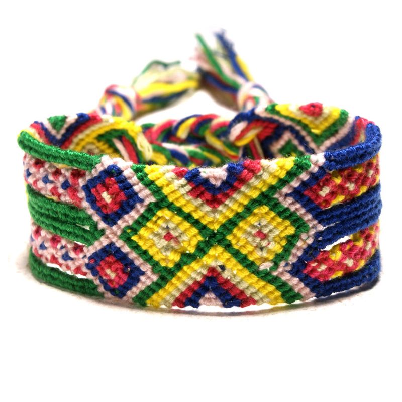 Pulsera De Encanto Bohemio Vintage Hand Wave Borlas Joyas Pulseras Coloridas Para Mujeres Hombres