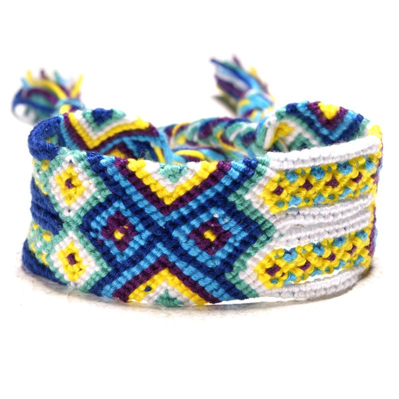 Pulsera De Encanto Bohemio Vintage Hand Wave Borlas Joyas Pulseras Coloridas Para Mujeres Hombres