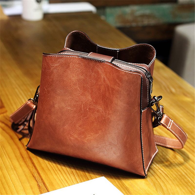 Bolso Bandolera De Piel Sintética Vintage Para Mujer Bolsos De Hombro Bolso Bandolera Bolso Bandolera