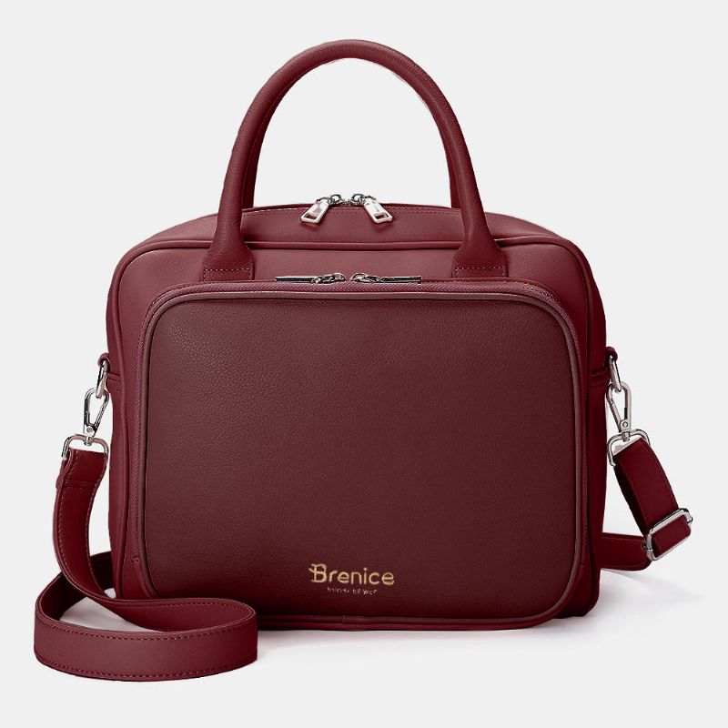 Bolso De Viaje Para Computadora Portátil De Diseñador Para Mujer Bolso Bandolera Sólido
