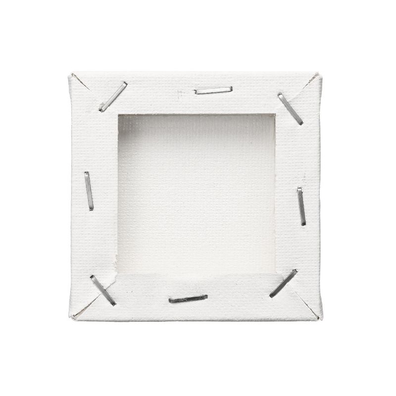 8pcs Blanco Mini Lienzo En Blanco Pinturas Acrílicas Marco Pintura Al Óleo Artista Cuadros De Bocetos Artísticos Lienzo Cuadrado