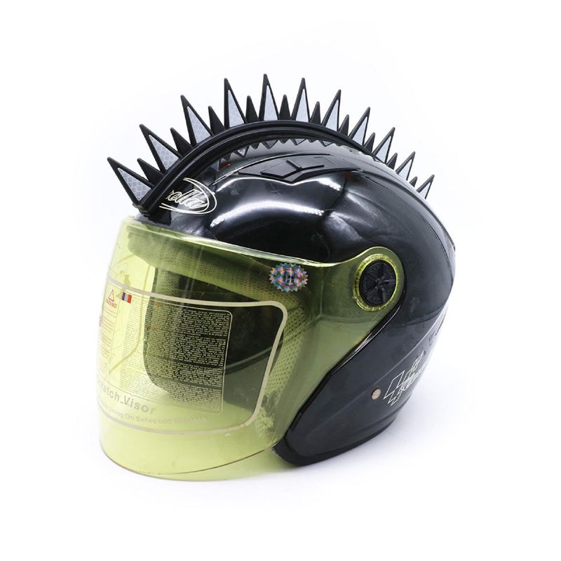 Calcomanías De Goma Para Motociclistas Calcomanías Para Motociclistas Calcomanías Para Cascos Mohawks Mohawk Picos