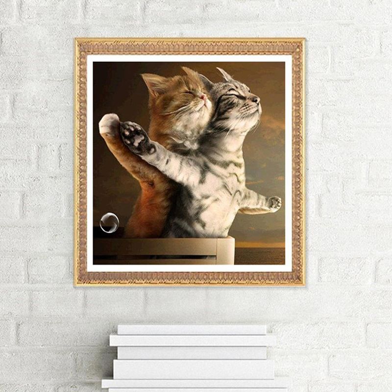 Titanic Jack Y Rose Cat 5d Diy Diamante Pintura Bordado Punto De Cruz Decoraciones