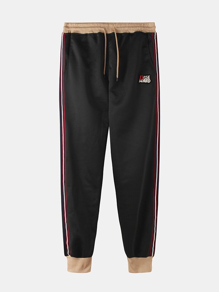 Chaqueta Con Cremallera De Color De Contraste Vintage Para Hombre Pantalones De Jogging Conjuntos Deportivos De Dos Piezas