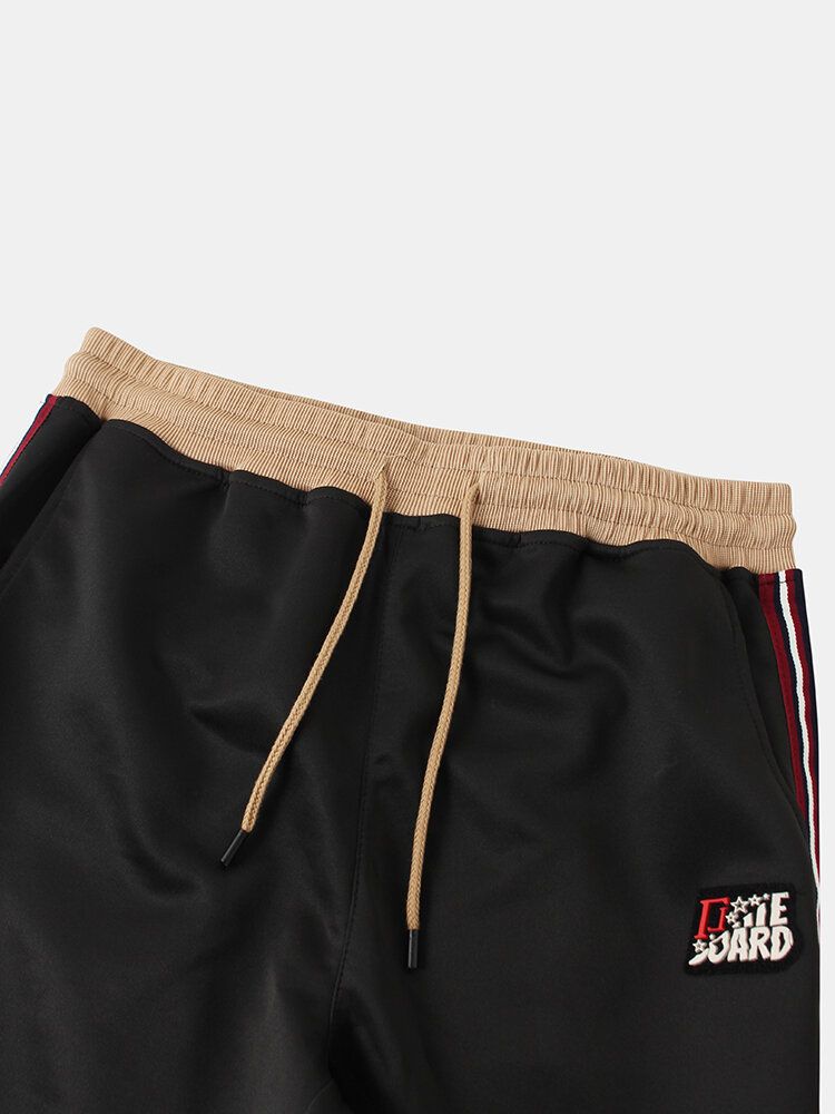 Chaqueta Con Cremallera De Color De Contraste Vintage Para Hombre Pantalones De Jogging Conjuntos Deportivos De Dos Piezas