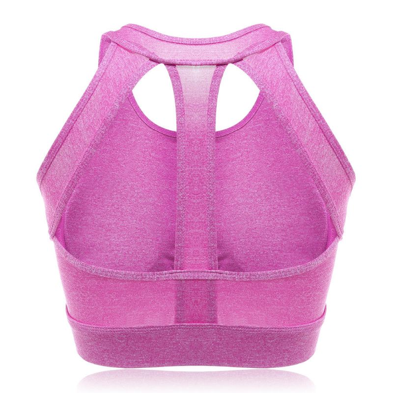 Sujetador De Chaleco Por Encima De La Cabeza Inalámbrico Hollow Out Beauty Back