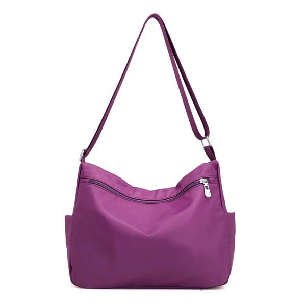 Bolsillos Laterales Para Mujer Bolsos Ligeros De Nailon Bolsos Cruzados Para Deportes Al Aire Libre Bolsos De Hombreajero