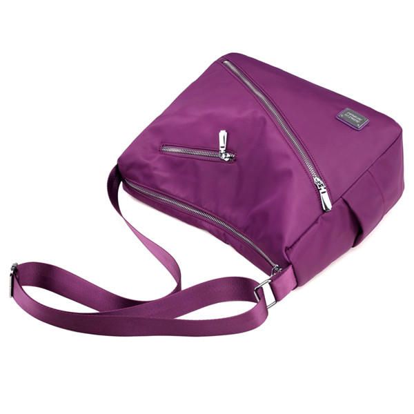 Bolsillos Laterales Para Mujer Bolsos Ligeros De Nailon Bolsos Cruzados Para Deportes Al Aire Libre Bolsos De Hombreajero