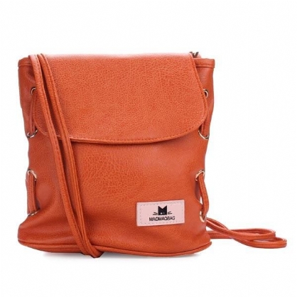 Bolso Bandolera De Hombro De Color Caramelo Vintage De Moda
