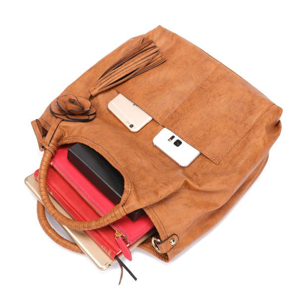 Bolso Bandolera De Hombro De Gran Capacidad Floral Retro De Estilo Nacional Para Mujer