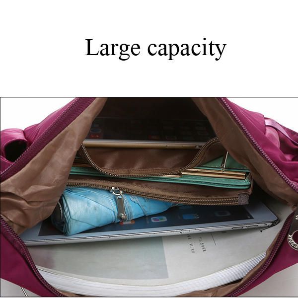 Bolso Bandolera Impermeable De Nailon Para Mujer