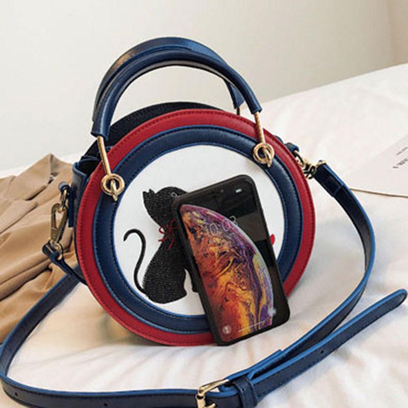 Bolso Bandolera Lindo Gato De Moda Para Mujer Para Fiesta Diaria
