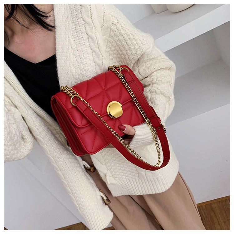 Bolso Bandolera De Moda De Piel Sintética Para Mujer