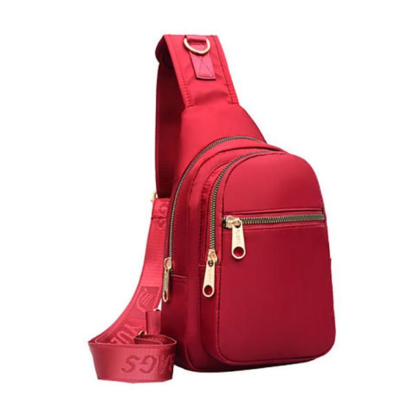 Bolso Bandolera Multibolsillos De Nailon De Gran Capacidad Para Mujer