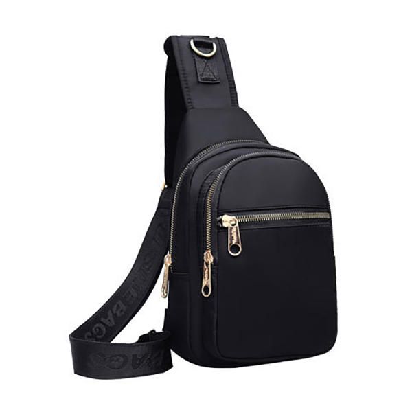 Bolso Bandolera Multibolsillos De Nailon De Gran Capacidad Para Mujer