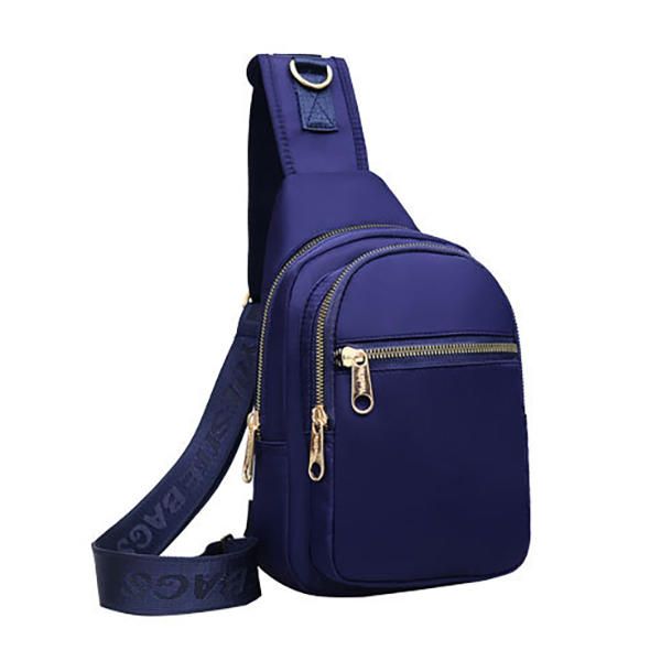 Bolso Bandolera Multibolsillos De Nailon De Gran Capacidad Para Mujer