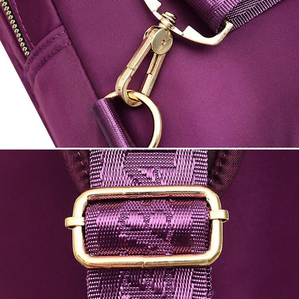 Bolso Bandolera Multibolsillos De Nailon De Gran Capacidad Para Mujer