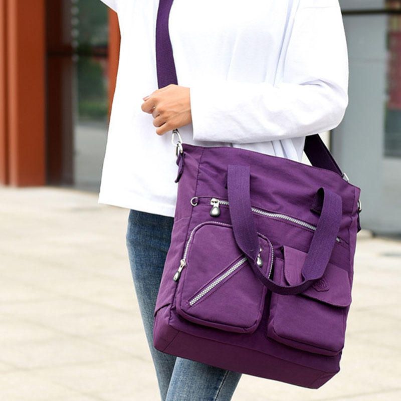 Bolso Bandolera De Nailon De Gran Capacidad Para Mujer