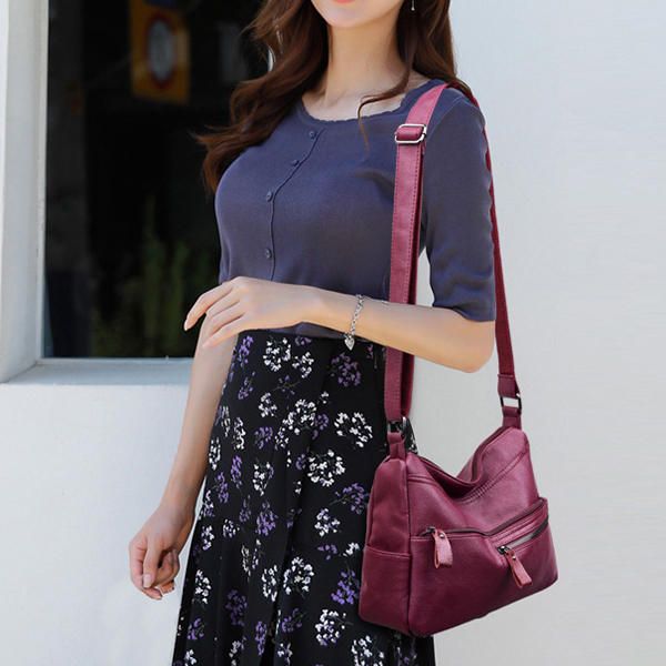 Bolso Bandolera De Ocio De Piel Sintética Para Mujer Bolso Bandolera Bolso Bandolera