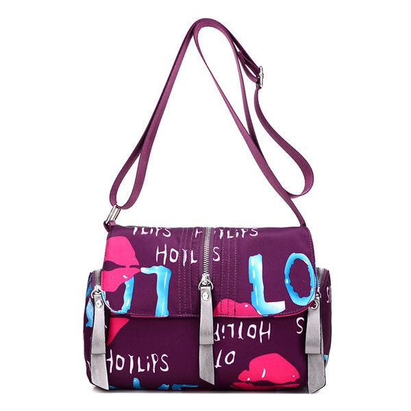 Bolso Bandolera De Viaje Al Aire Libre Impermeable De Nailon Para Mujer