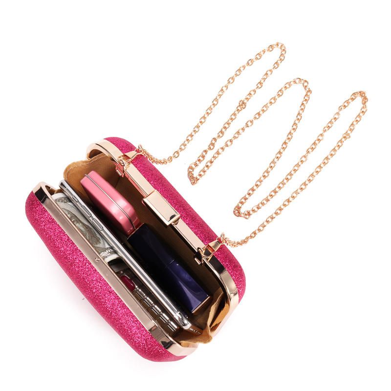 Bolso De Cena Para Mujer Bolso Bandolera De Piel Sintética Mini Bolso Para Teléfono