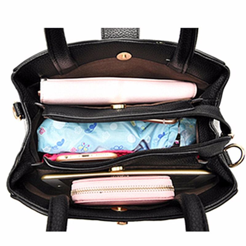 Bolso De Cuero Con Borlas Para Mujer Bolso Bandolera De Hombro Con Bandolera