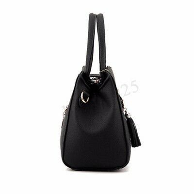 Bolso De Cuero Con Borlas Para Mujer Bolso Bandolera De Hombro Con Bandolera