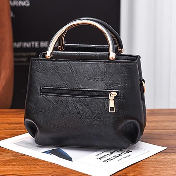 Bolso De Hombro De Diseñador De Flores De Piel Sintética Para Mujer