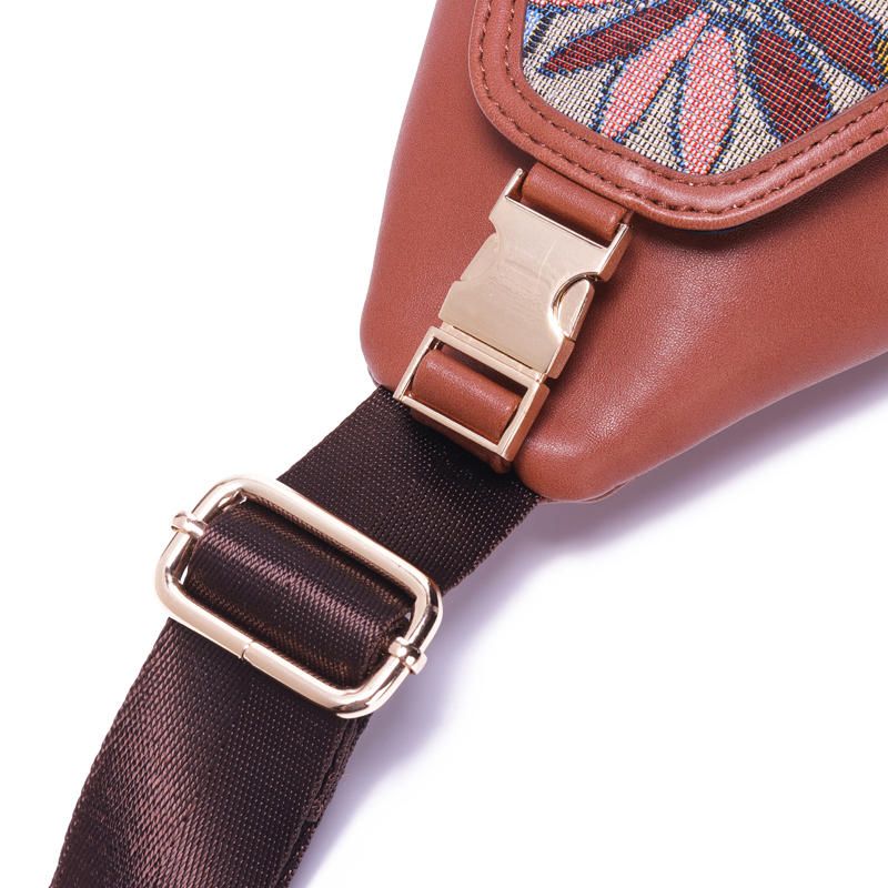 Bolso De Pecho Floral Bordado Para Mujer Bolso Bandolera Nacional Vintage