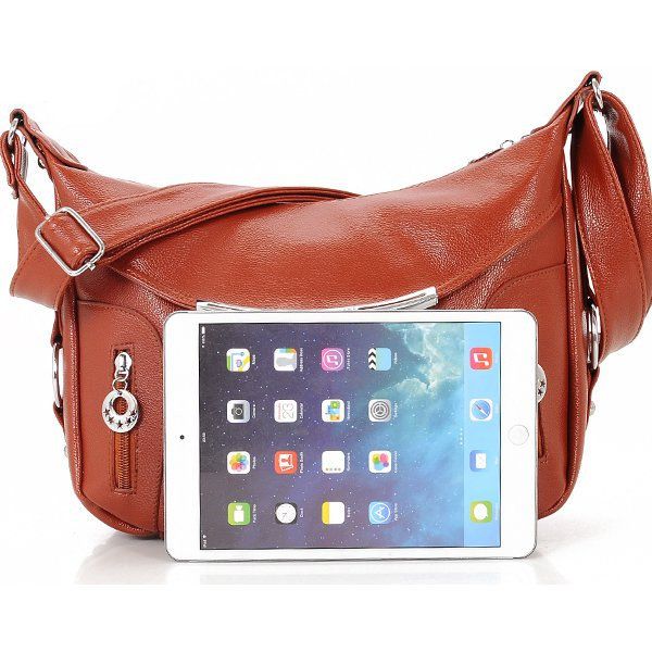 Bolsos Bandolera De Cuero Pu Para Mujer Bolsos De Hombro Bolsos Casuales Para Mujer