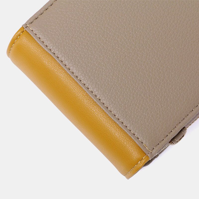 Mujeres Casual Patchwork 6.3 Pulgadas Bolsa Para Teléfono 4 Ranuras Para Tarjetas Bolso Bandolera Bolso Bandolera