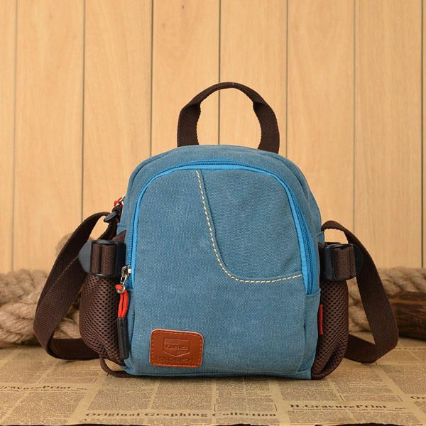 Mujeres Hombres Bolsos Cruzados De Lona Casuales Bolsos Ligeros Bolsos De Hombro Al Aire Libre