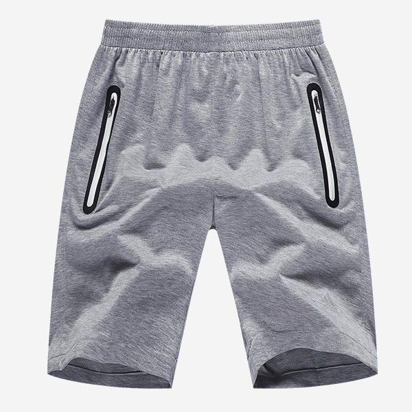 pantalones cortos con cremallera