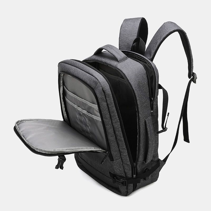 Mochila Para Portátil De Negocios Impermeable Con Carga Usb De 15.6 Pulgadas Para Hombres