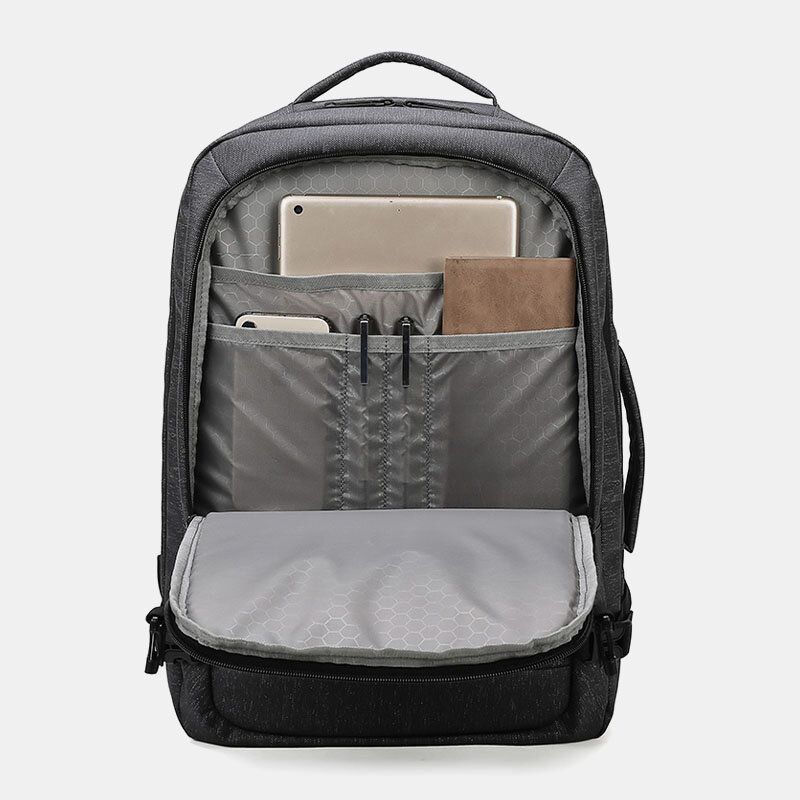 Mochila Para Portátil De Negocios Impermeable Con Carga Usb De 15.6 Pulgadas Para Hombres