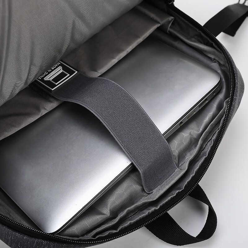 Mochila Para Portátil De Negocios Impermeable Con Carga Usb De 15.6 Pulgadas Para Hombres