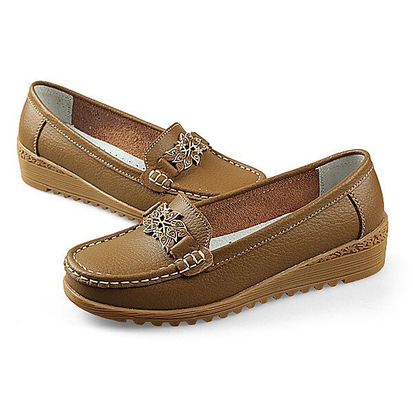 Nuevos Zapatos Planos Transpirables Con Tacón De Cuña Cómodos Para Mujer