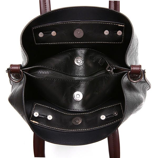 Bolso Bandolera De Gran Capacidad De Tres Capas Para Mujer