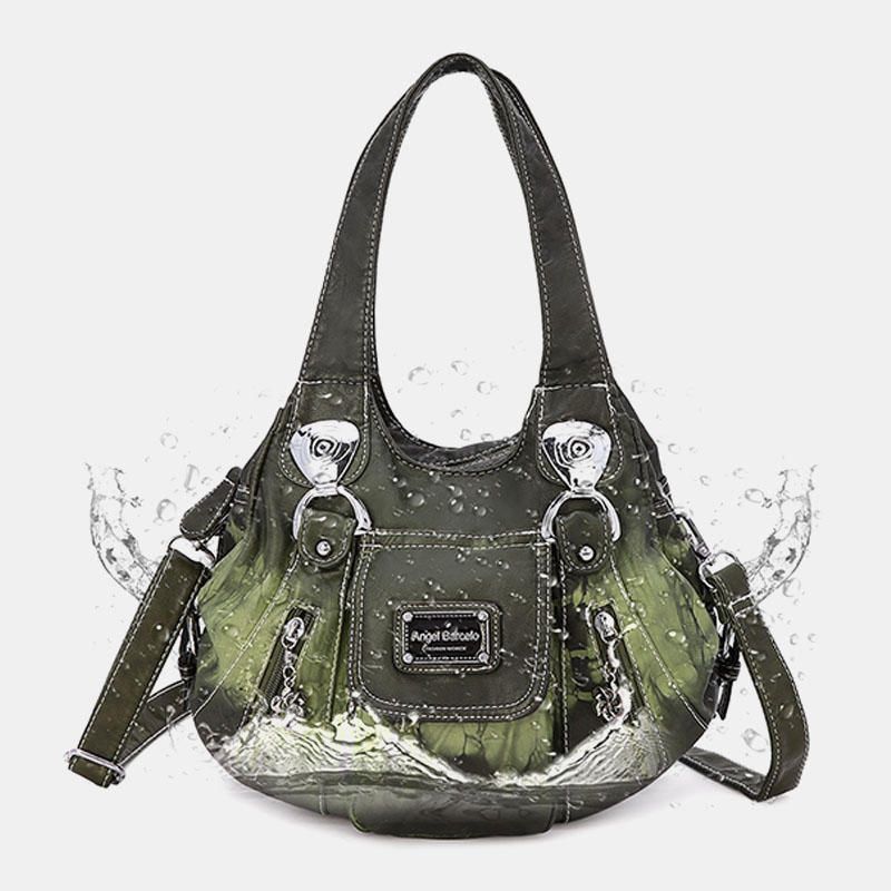 Bolso Bandolera De Piel Sintética Suave Degradado Para Mujer Bolso Bandolera