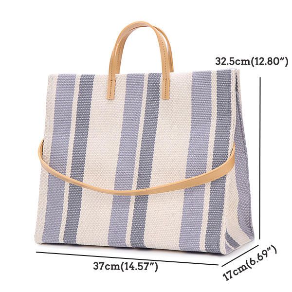 Bolso De Mano De Color De Costura De Lona Para Mujer Bolso Bandolera Bolso Bandolera