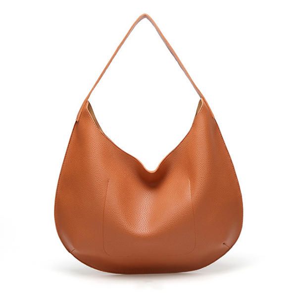 Bolso De Mano Simple De Piel Sintética Para Mujer Bolso Bandolera