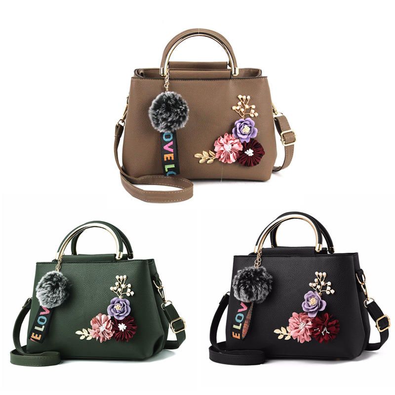 Carteras Y Bolsos De Mano Para Mujer Bolsos De Hombro Bolso De Mano Con Asa Superior De Diseñador Para Mujer Con Cintas Y Decoración De Flores
