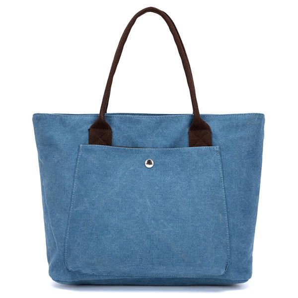 Vintage Simple Wild Tote Bags Bolsos De Alta Capacidad Para Mujer