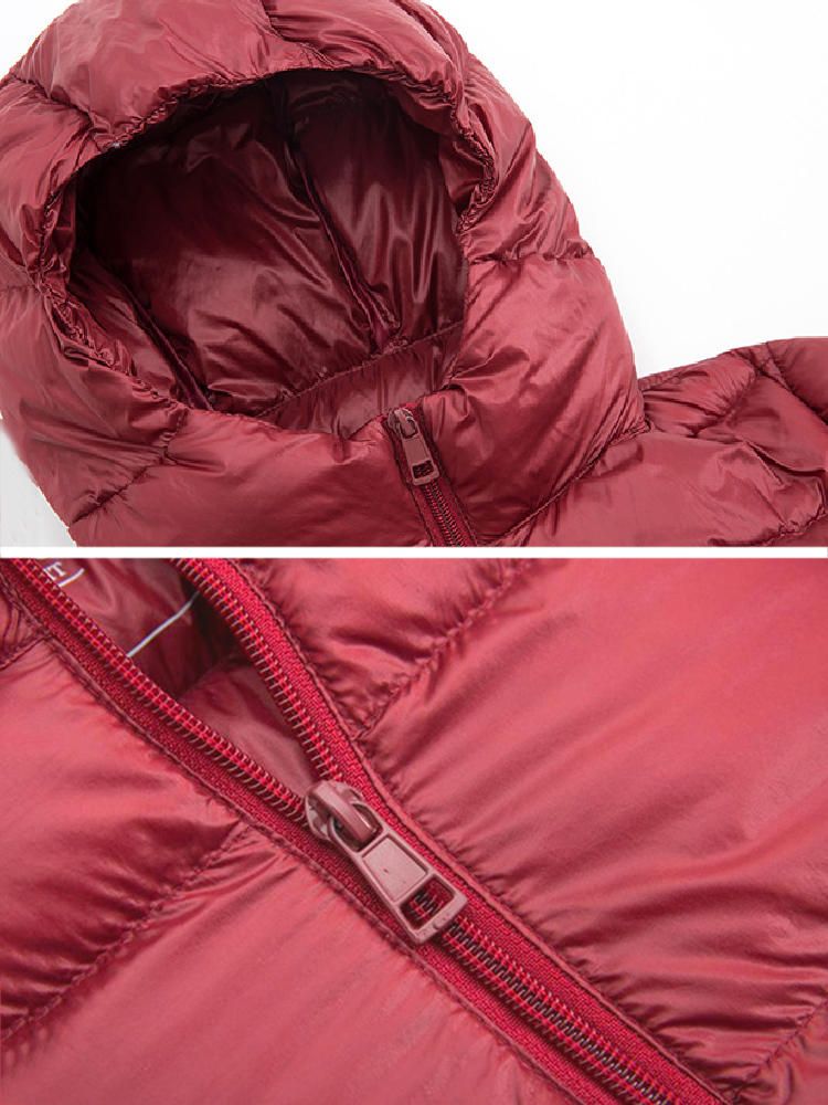 Abrigos Largos Ligeros Con Capucha Y Manga Larga Con Bolsillo Para Mujer Casual