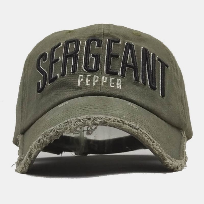 Sombrero De Borla Bordado Con Letras De Algodón Para Hombre Sombrero De Béisbol Con Sombrilla Deportiva Informal De Hip-hop Con Borde