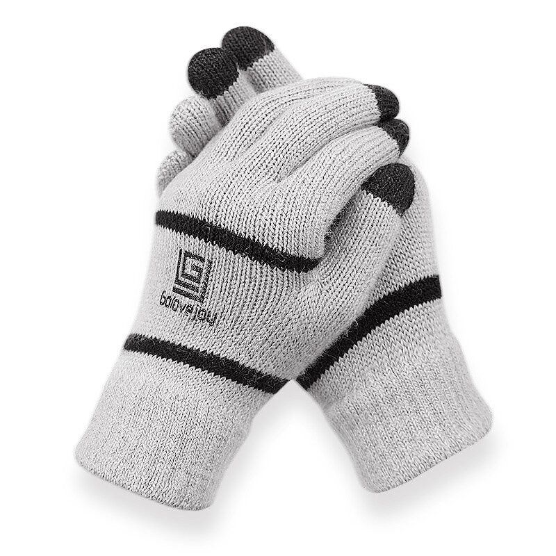 Guantes Gruesos Cálidos Unisex Con Pantalla Táctil De Invierno Para Montar Al Aire Libre