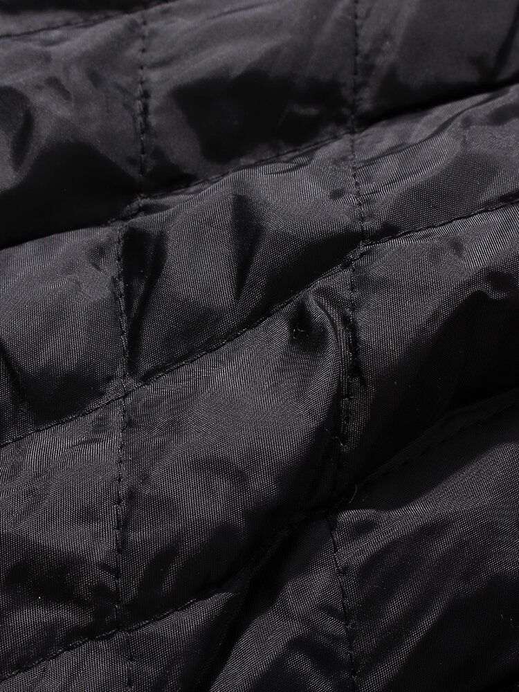 Abrigos De Taggle De Manga Larga Con Forro Polar Cálido De Color Sólido Vintage Para Hombre