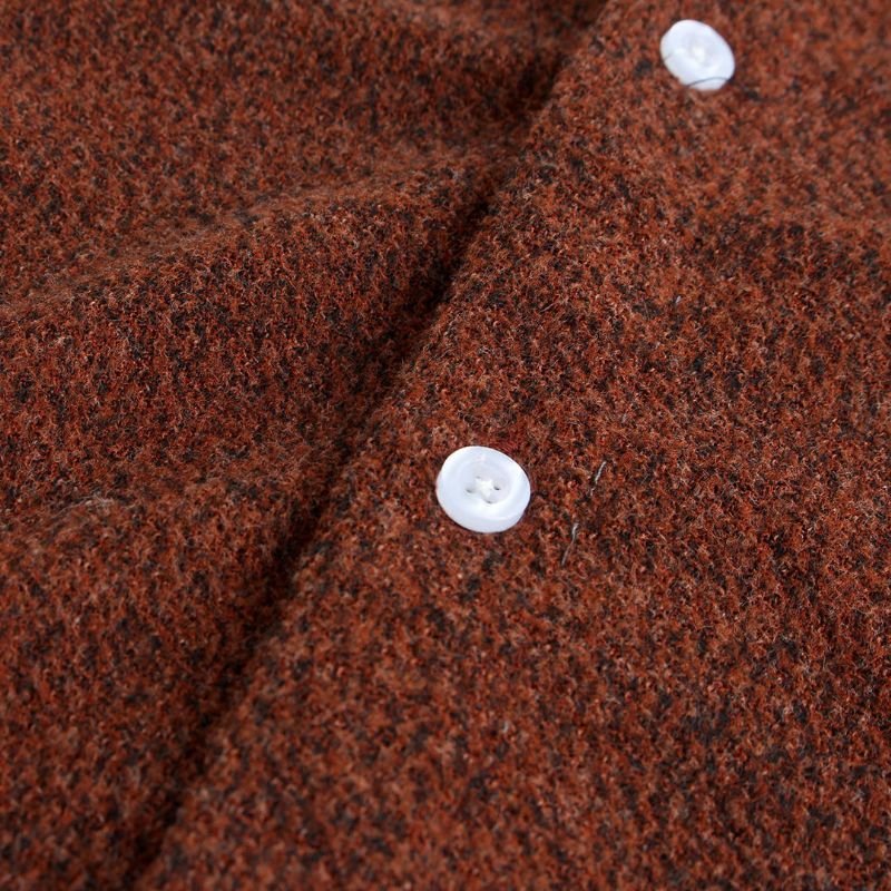 Chaqueta Informal Gruesa Cómoda Con Botones De Algodón Para Hombre De Un Solo Pecho