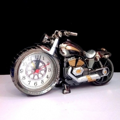 4 Colores Motocicleta Reloj Despertador Motor Bicicleta Hogar Vintage Plástico Decorativo Regalo Fresco
