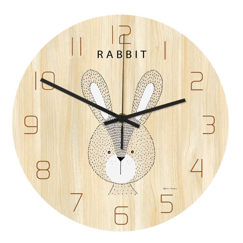 Cc046 Reloj De Pared Creativo Reloj De Pared Silencioso Reloj De Pared De Dibujos Animados Para Decoraciones De Oficina En Casa